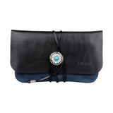 Tupakkalaukku retro Musta ja sininen