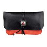 Tupakkalaukku retro Musta ja punainen