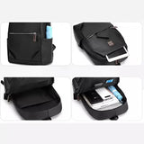 Tyylikäs miesten nahkareppu