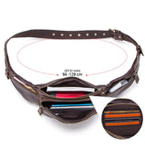 Tyylikäs nahkainen vyölaukku miehille