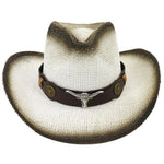 Tyypillinen cowboy hattu Valkoinen