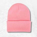 Vaaleanpunainen beanie pipo