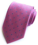 Vaaleanpunainen pilkullinen solmio