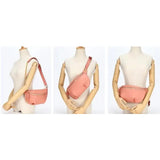 Vaaleanpunainen vyölaukku Rose