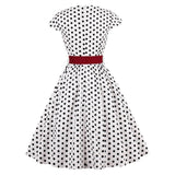 Valkoinen Pin Up -mekko