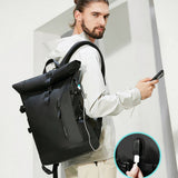 Vedenpitävä roll top -reppu