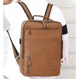 Vegan-nahkareppu miehille