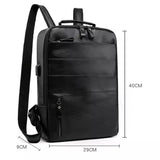 Vegan-nahkareppu miehille