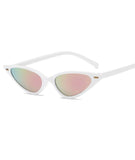 Vintage-aurinkolasit Valkoinen