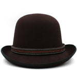 Vintage knallihattu Ruskea