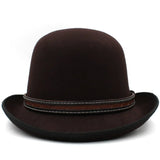 Vintage knallihattu Ruskea