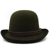 Vintage knallihattu Tummanvihreä