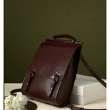 Vintage-nahkareppu naisille