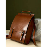 Vintage-nahkareppu naisille