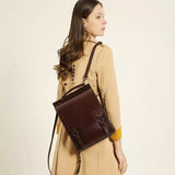 Vintage-nahkareppu naisille