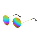 Vintage-pyöreät aurinkolasit Monivärinen