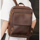 Vintage-tyylinen miesten reppu