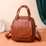 Vintage-tyylinen naisten reppu Karamelli