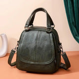 Vintage-tyylinen naisten reppu Vihreä