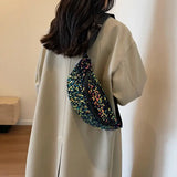 Vyölaukku kiiltävillä paljeteilla