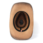 Western-tyylinen nahkainen cowboy hattu