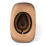 Western-tyylinen nahkainen cowboy hattu