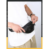 Yksi vyölaukku miehille Musta